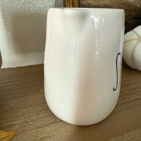 Rae Dunn White Ceramic Syrup Jug - Picture 3 of 7